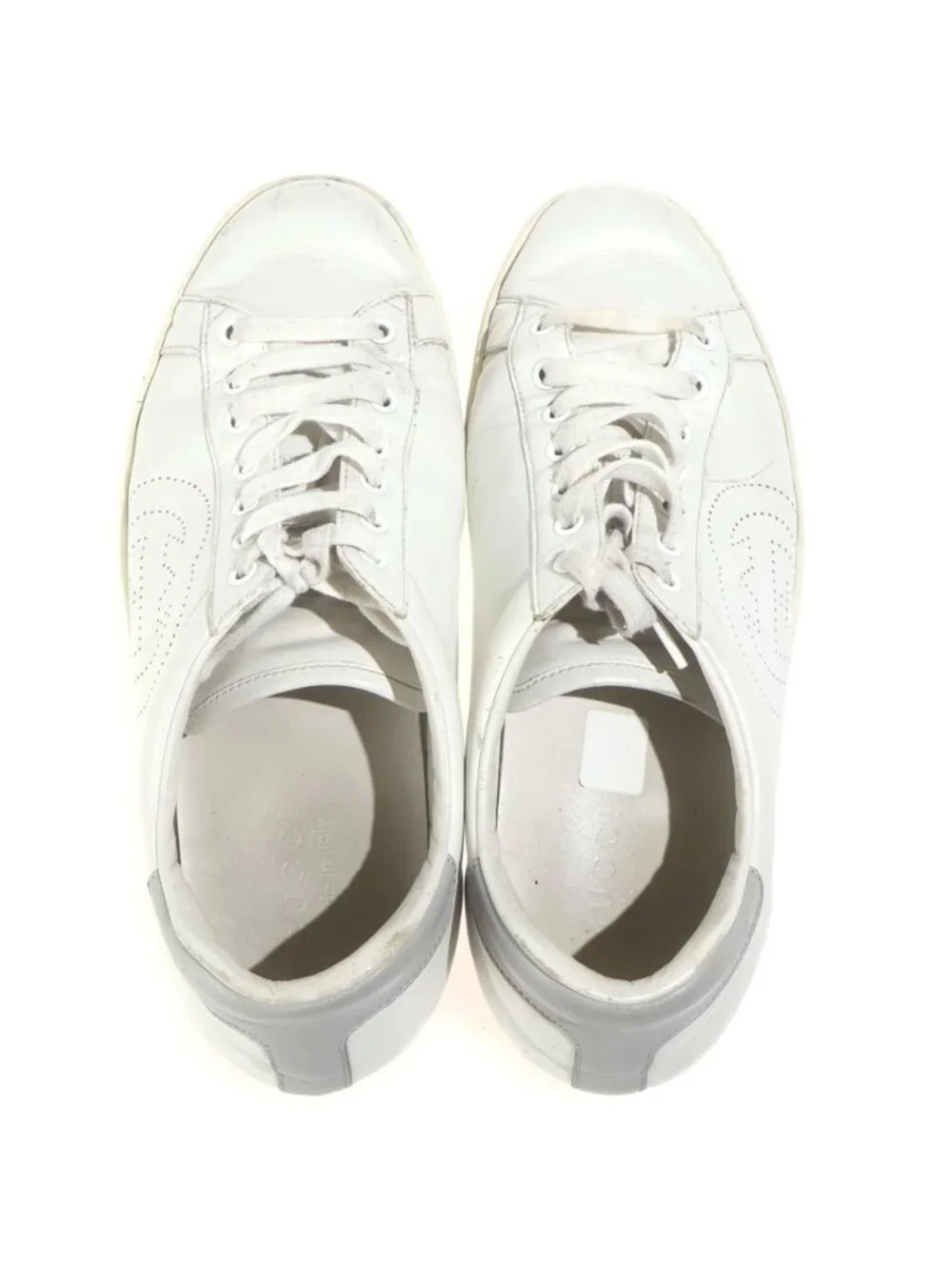 Gucci Ace Interlocking Low Cut Sneakers White 9